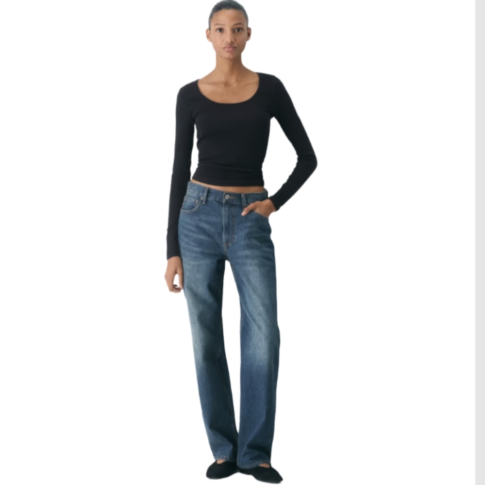 Aritzia Sunday Best Homestretch Scoopneck Longsleeve